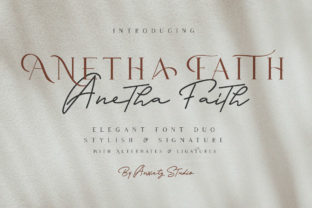Anetha Faith Duo: A Serif Typeface for Bold Branding