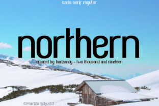 Arnorth: A Sporty Sans Serif Typeface for Bold Brands