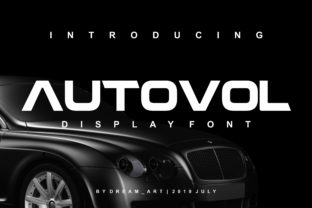 Autovol: The Futuristic Sans Serif Font for Bold Campaigns
