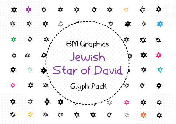 BM Graphics - Jewish Star of David Font for Web Design