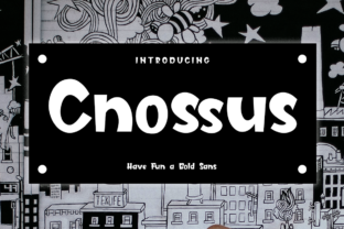 Cnossus Font: A Playful Typeface for Bold Web Design