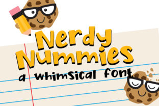 Nerdy Nummies: A Playful Sans Serif Font for Branding