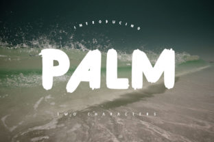 Palm Typeface: Bold Hand-Brushed Style for Branding