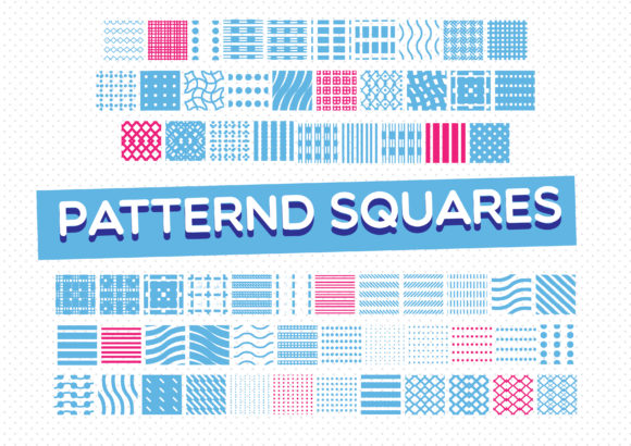 Patterned Squares: A Designer's Take on Geometric Dingbats