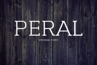 Peral Serif Font: Timeless Style for Crafters