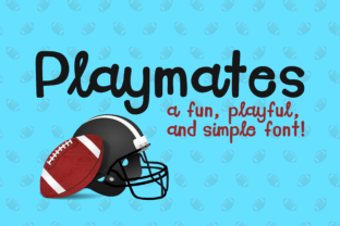 Playmates: A Friendly Sans Serif Font for Digital Design