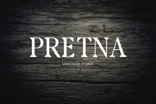 Pretna: A Sweet Serif Font for Modern Brand Identity