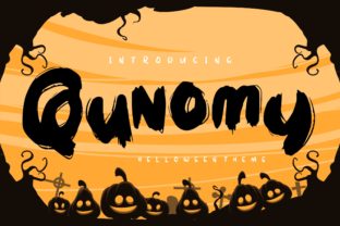 Qunomy: A Spooky Typeface for Bold Branding