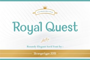 Royal Quest: The Serif Font That Stops the Scroll