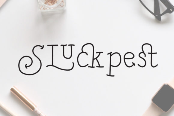 Sluckpest: A Playful Serif Font for Bold Web Design
