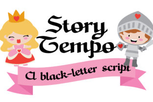 Story Tempo: A Blackletter Font for Strong Brand Identity