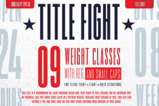 Title Fight: A Bold Sans Serif Font for Modern Web Design