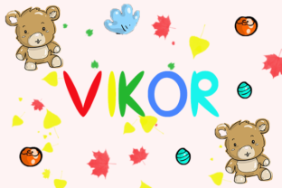 Vikor: A Playful Sans Serif Typeface for Modern Brands